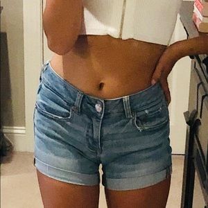 AE Light Wash Midi Short